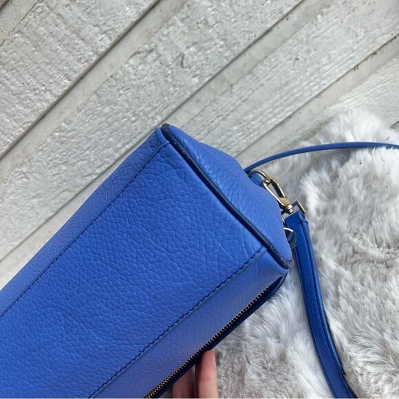 KATE SPADE Periwinkle Chester Street Miri Flap Satchel Tote Crossbody Leila - Picture 8 of 12